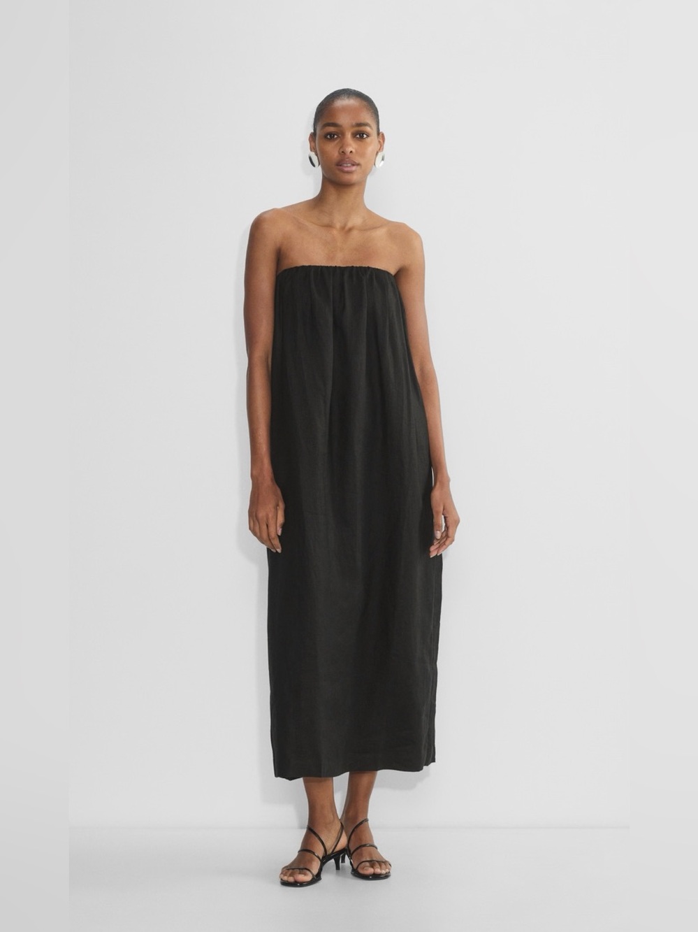 Aritzia Babaton Fitzgerald Linen Dress